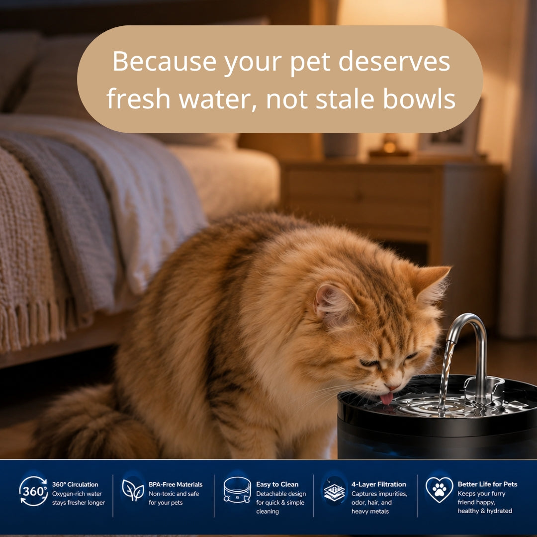 Automatic Cat Water Fountain 2L