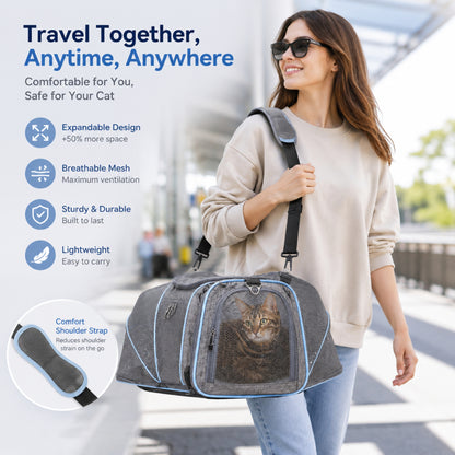Expandable Airline Approved Pet Carrier