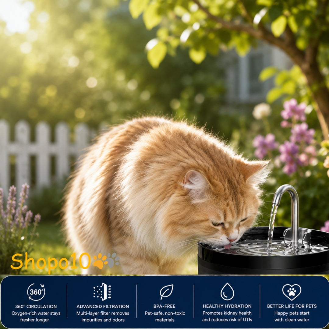 Automatic Cat Water Fountain 2L
