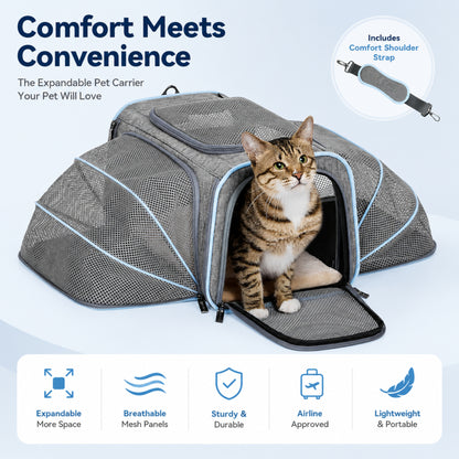 Expandable Airline Approved Pet Carrier