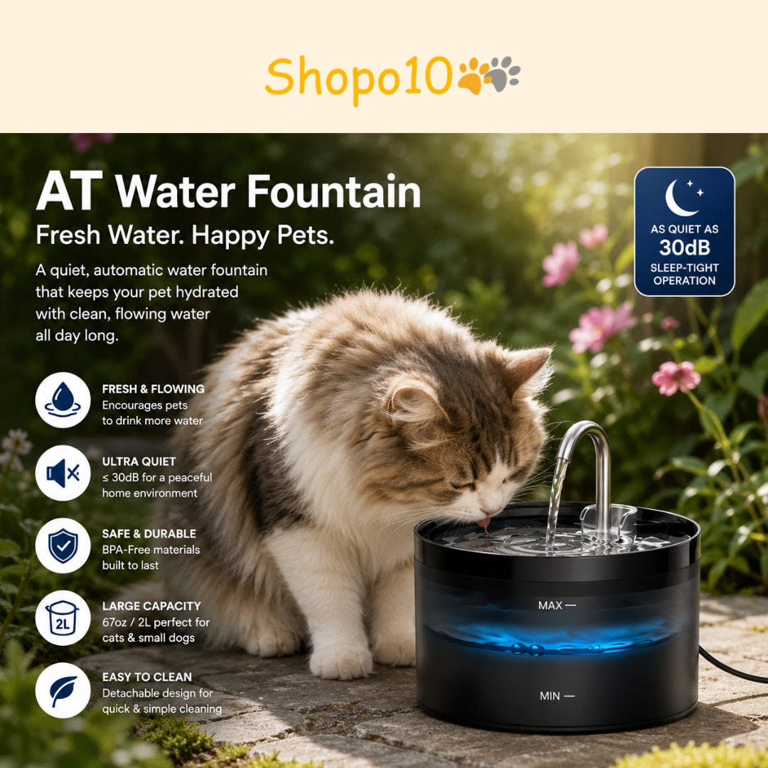 Automatic Cat Water Fountain 2L
