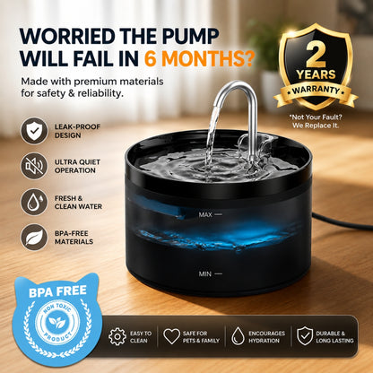 Automatic Cat Water Fountain 2L
