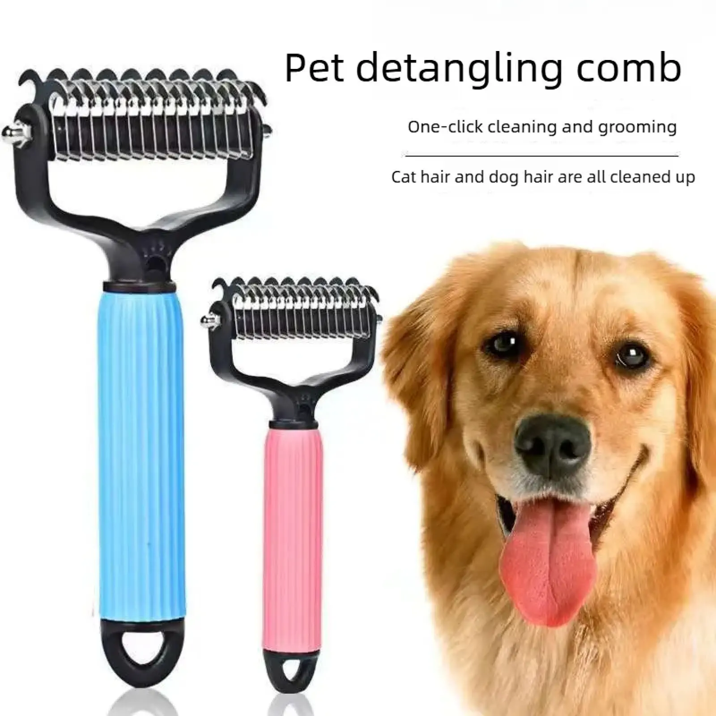 Pet Grooming Detangling Comb for Dogs & Cats
